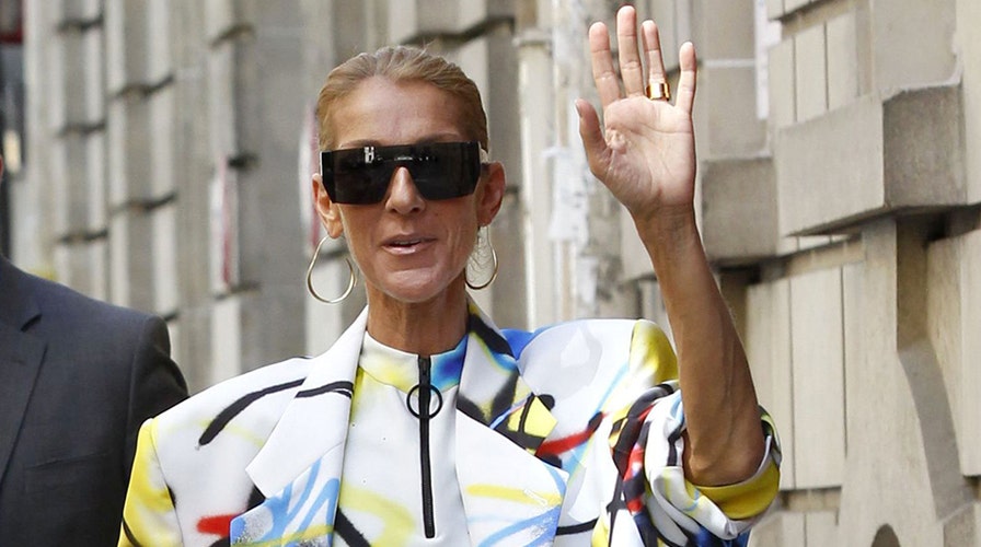 Celine Dion, 51, exposes her long legs in bizarre leotard while out in ...