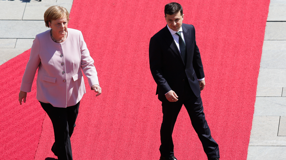 Angela Merkel blames dehydration for shakes