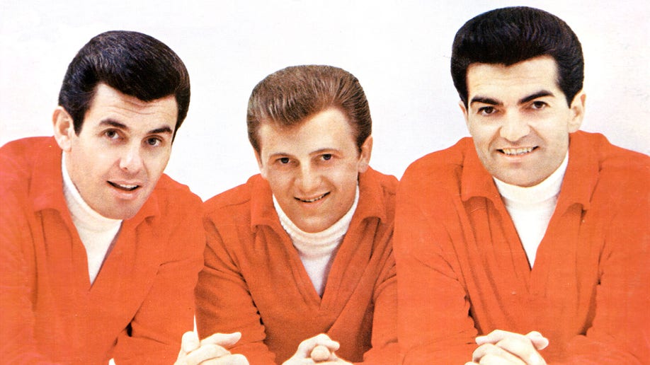 UNSPECIFIED - circa 1961: (AUSTRALIA OUT) Photo of American male pop music trio The Lettermen posed circa 1961. Left to right: Jim Pike, Tony Butala and Bob Engermann. (Photo by GAB Archive/Redferns)