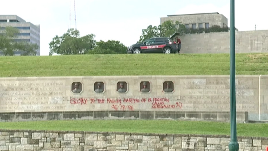 Kansas City World War I Memorial Vandalized With Spray Paint Fox