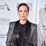 Halsey shimmers in a sparkly blazer while attending the Songwriters Hall of Fame 50th annual Induction and Awards Dinner at The New York Marriott Marquis on June 13, 2019 in New York City. 