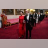 White House Press Secretary Sarah Sanders and Prince Michael of Kent arriving.