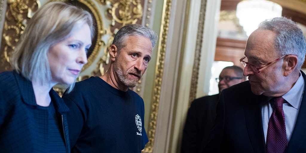 Jon Stewart joins Gillibrand, others in push for aid to veterans exposed to burn pits