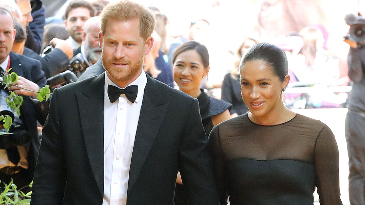 LONDON, ENGLAND - JULY 14: Prince Harry, Duke of Sussex and Meghan, Duchess of Sussex attend 