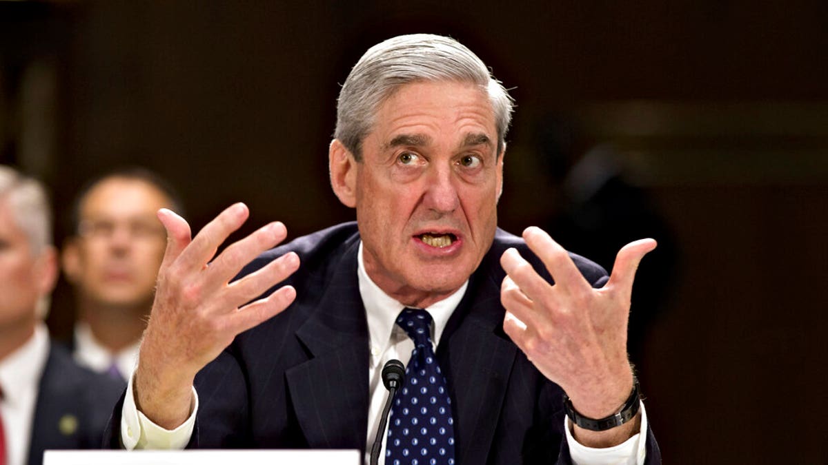 Robert Mueller on Capitol Hill testifying on Russia-Trump investigation findings