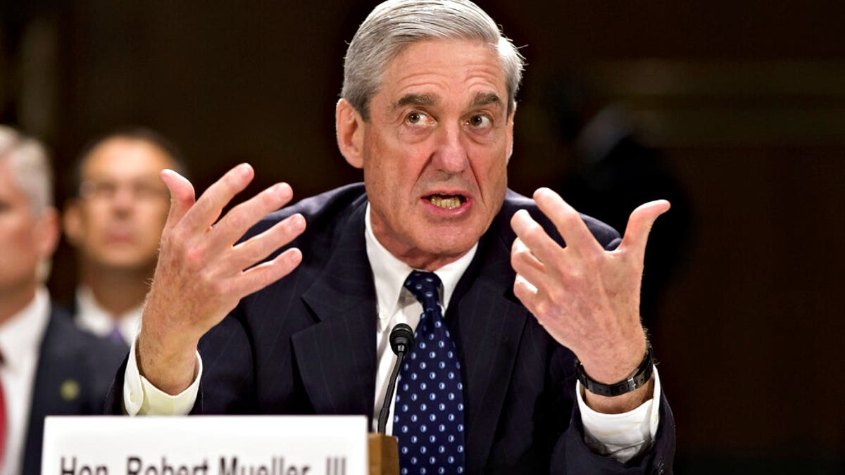 Robert Mueller on Capitol Hill testifying on Russia-Trump investigation findings