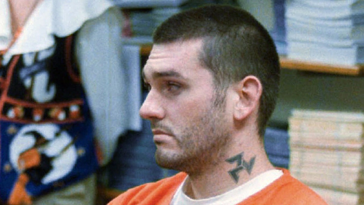 Then murder suspect Danny Lee waits for his arraignment hearing in the Pope County Detention Center in Russellville, Ark., on Friday, Oct. 31, 1997. (AP Photo/The Courier, Dan Pierce, File)