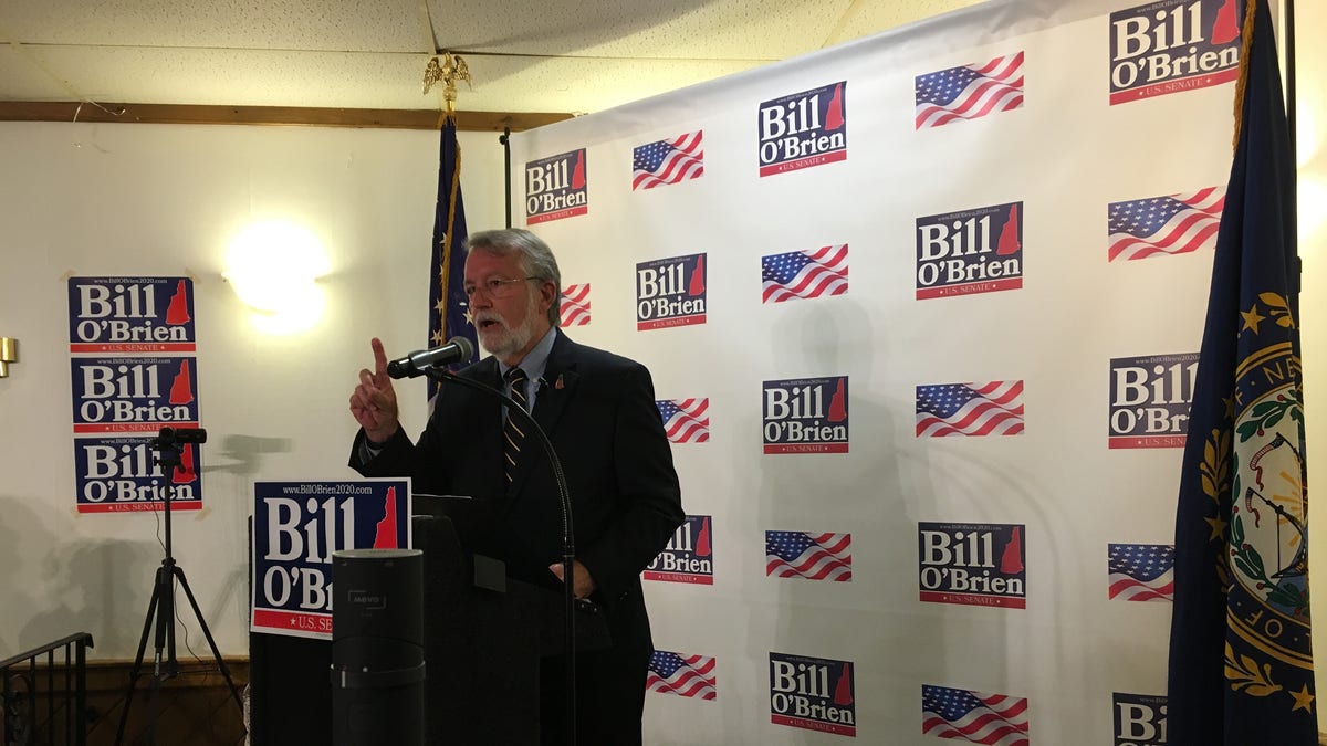 Former New Hampshire House Speaker Bill O'Brien announces his candidacy for the Republican Senate nomination this week.