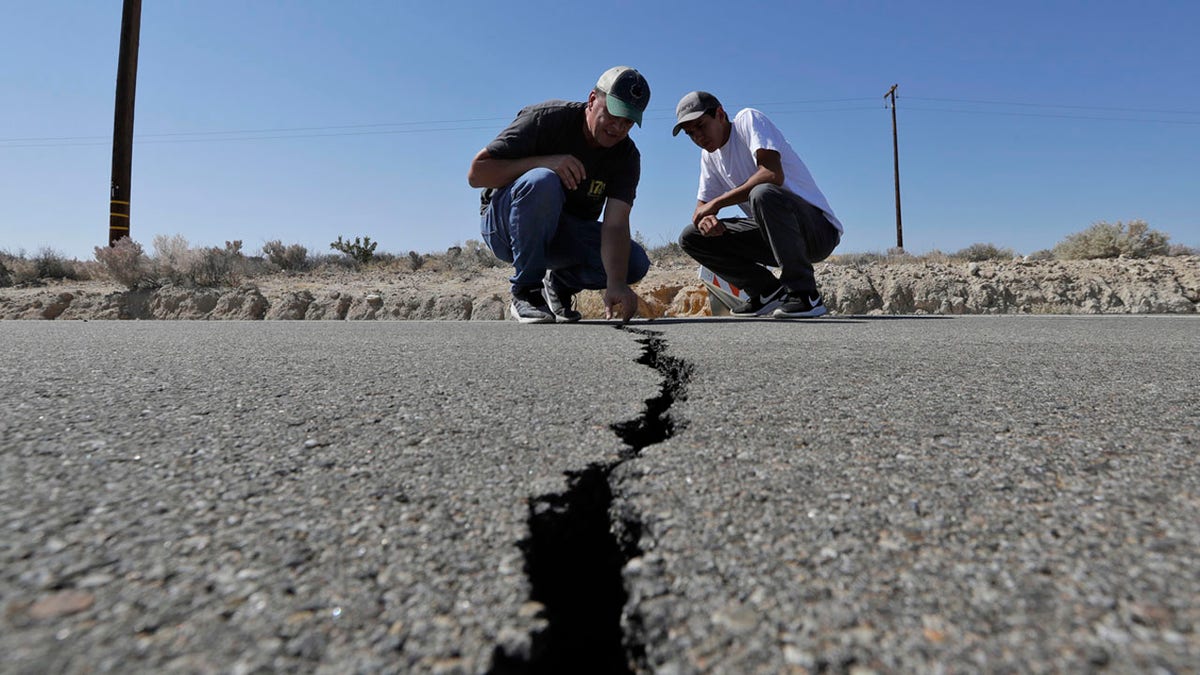 Crews in Southern California assessed damage to cracked and burned buildings, broken roads, leaking water and gas lines and other infrastructure Saturday after the largest earthquake the region has seen in nearly 20 years jolted an area from Sacramento to Las Vegas to Mexico.