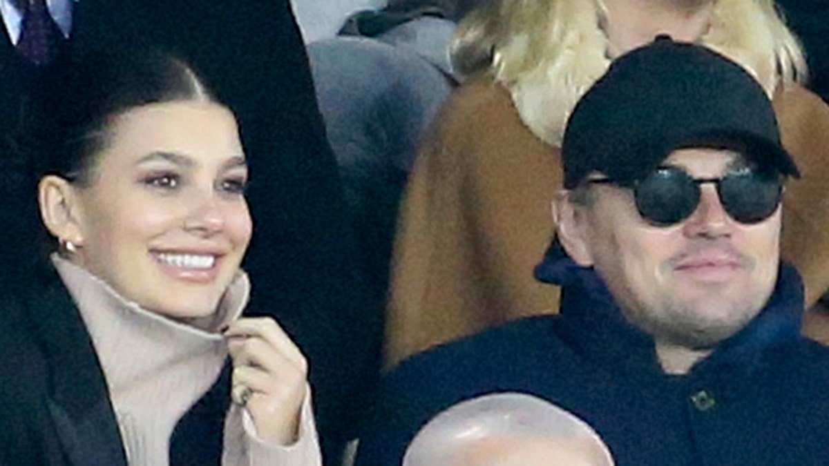 Leonardo DiCaprio and his girlfriend Camila Morrone, Mick Jagger, below DJ Snake, below Didier Deschamps and his wife Claude Deschamps, Guy Stephan, Alain Prost attend the UEFA Champions League Group C match between Paris Saint-Germain (PSG) and Liverpool FC at Parc des Princes stadium on November 28, 2018 in Paris, France. 