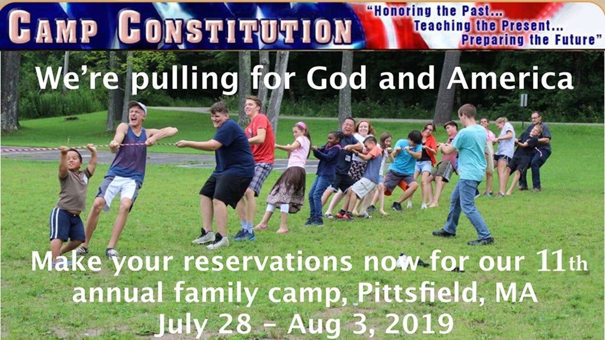 Camp Constitution, a Pittsfield, Mass. facility that teaches kids about the nation's godly heritage, has an annual summer camp and year-round events.