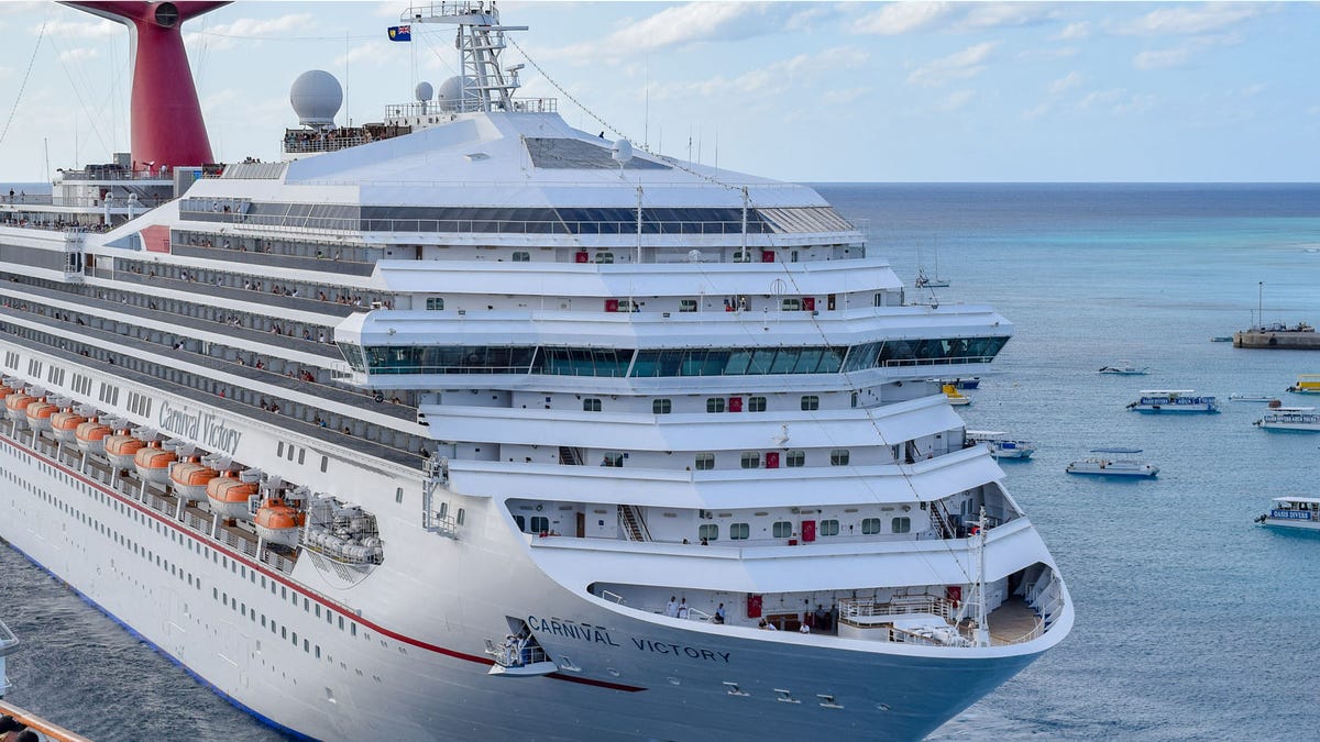 Carnival Victory Cruise Ship departs Turks and Caicos