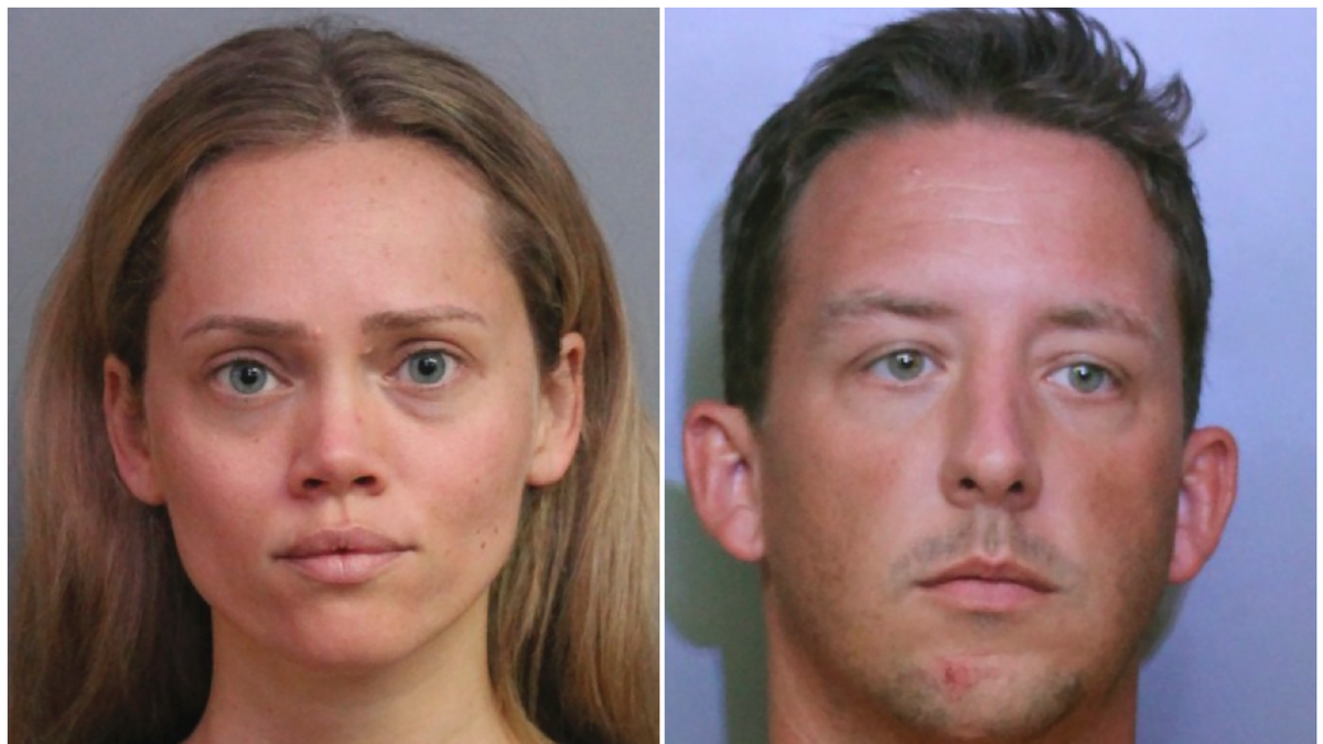 Courtney Irby, left, and Joseph Irby. (Polk County Sheriff's Office via AP)