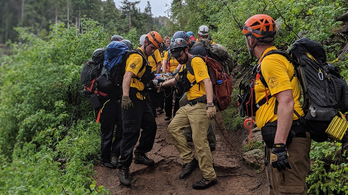 The incident happened on the Devil's Head trail in Douglas County, located about 50 miles south of Denver.