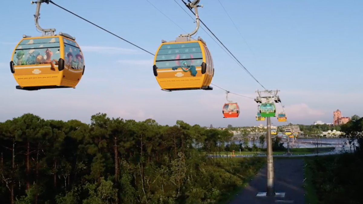 The gondolas will also be decorated with popular Disney characters from films, cartoons and rides.