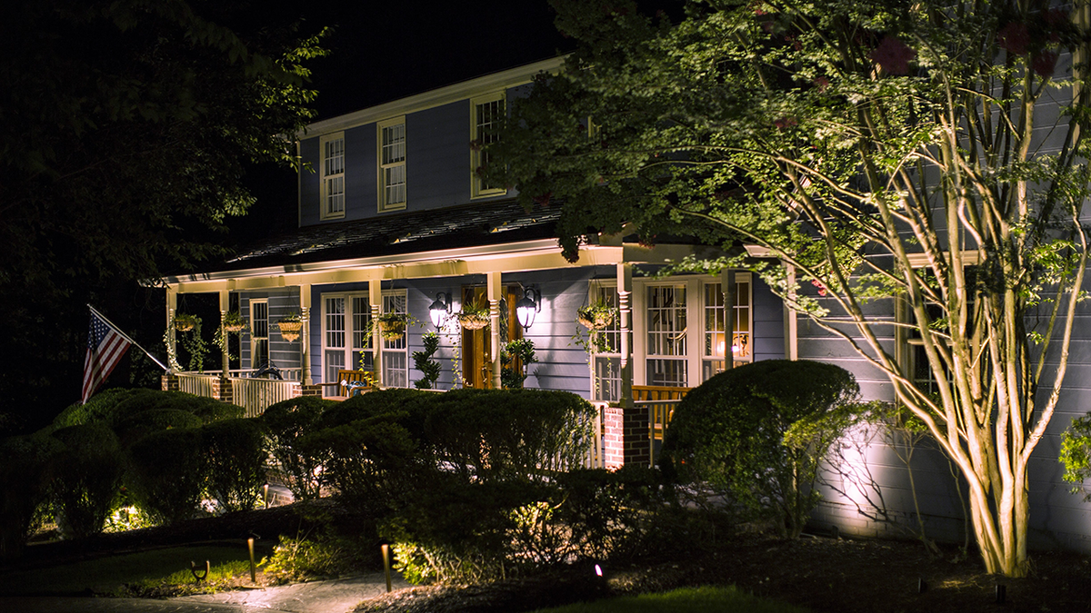 They can't see your porch if it isn't lit well.