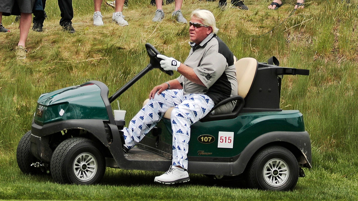 John Daly golf cart