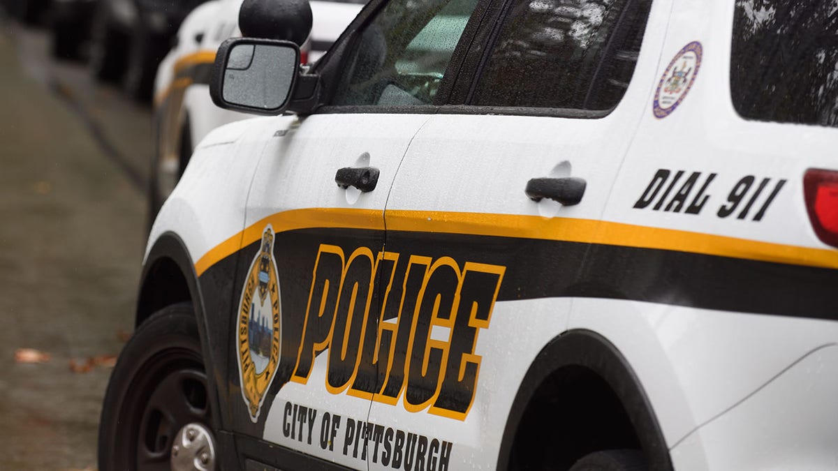 Police vehicles are seen in Pittsburgh, Oct. 27, 2018. (Getty Images)