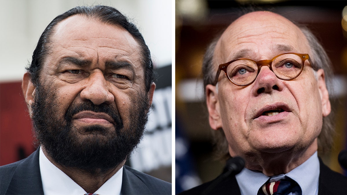 Rep. Al Green, left, and Rep. Steve Cohen vowed to keep pushing for impeachment proceedings against President Trump.