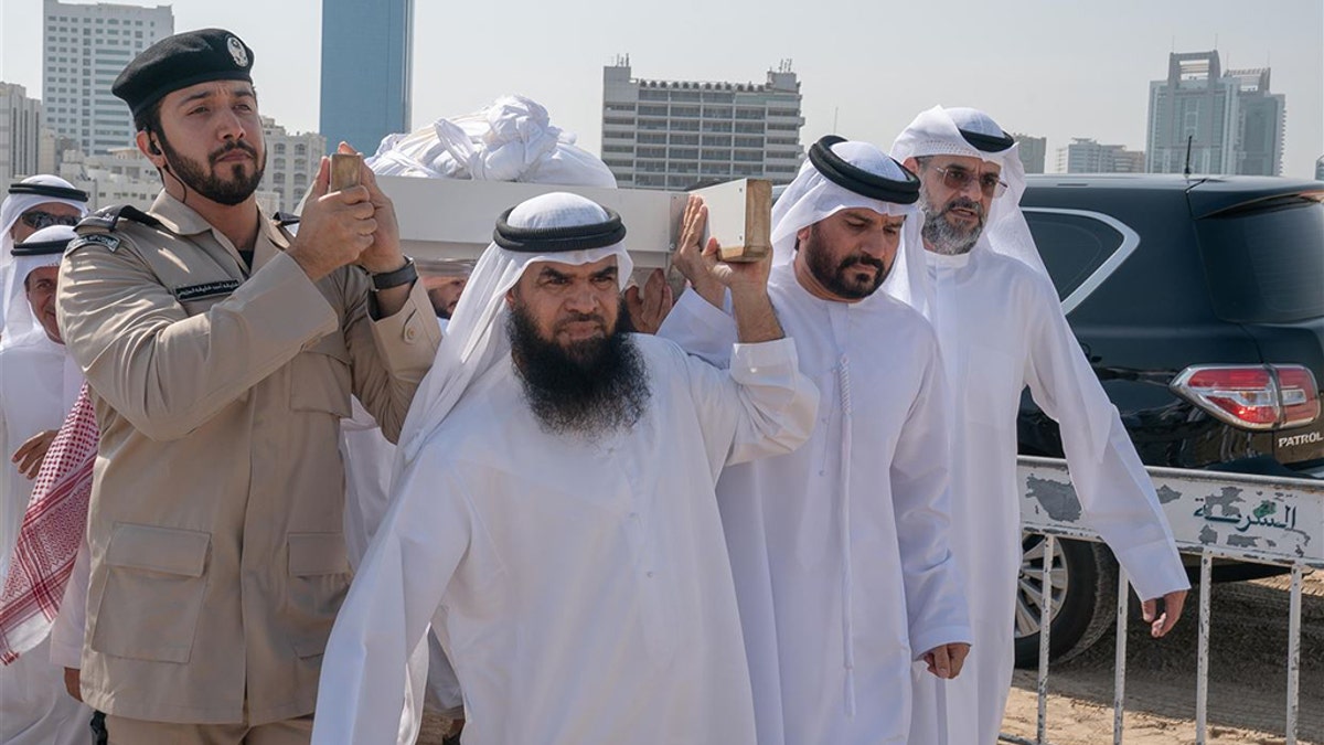 Following the funeral ceremony, the body of the man was buried in an unmarked grave at Al Jubail Cemetery.