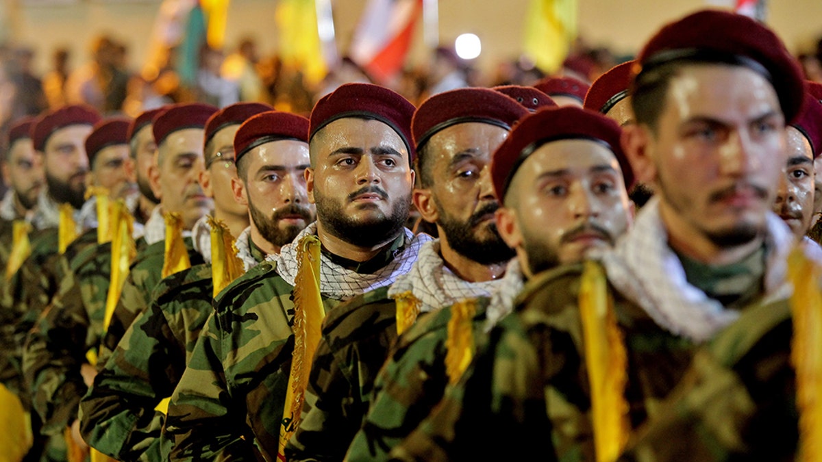 31 May 2019, Lebanon, Beirut: Pro-Iranian Hezbollah fighter take part in a parade to mark the annual al-Quds Day (Jerusalem Day) on the last Friday of the Muslim holy month of Ramadan.