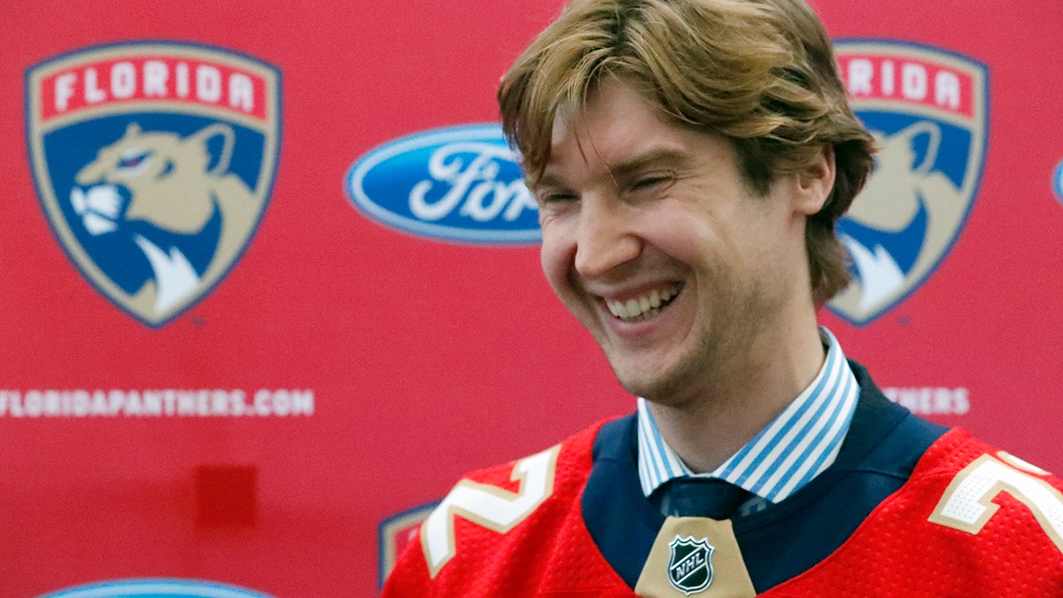 Sergei Bobrovsky says he came to Florida to win the Stanley Cup