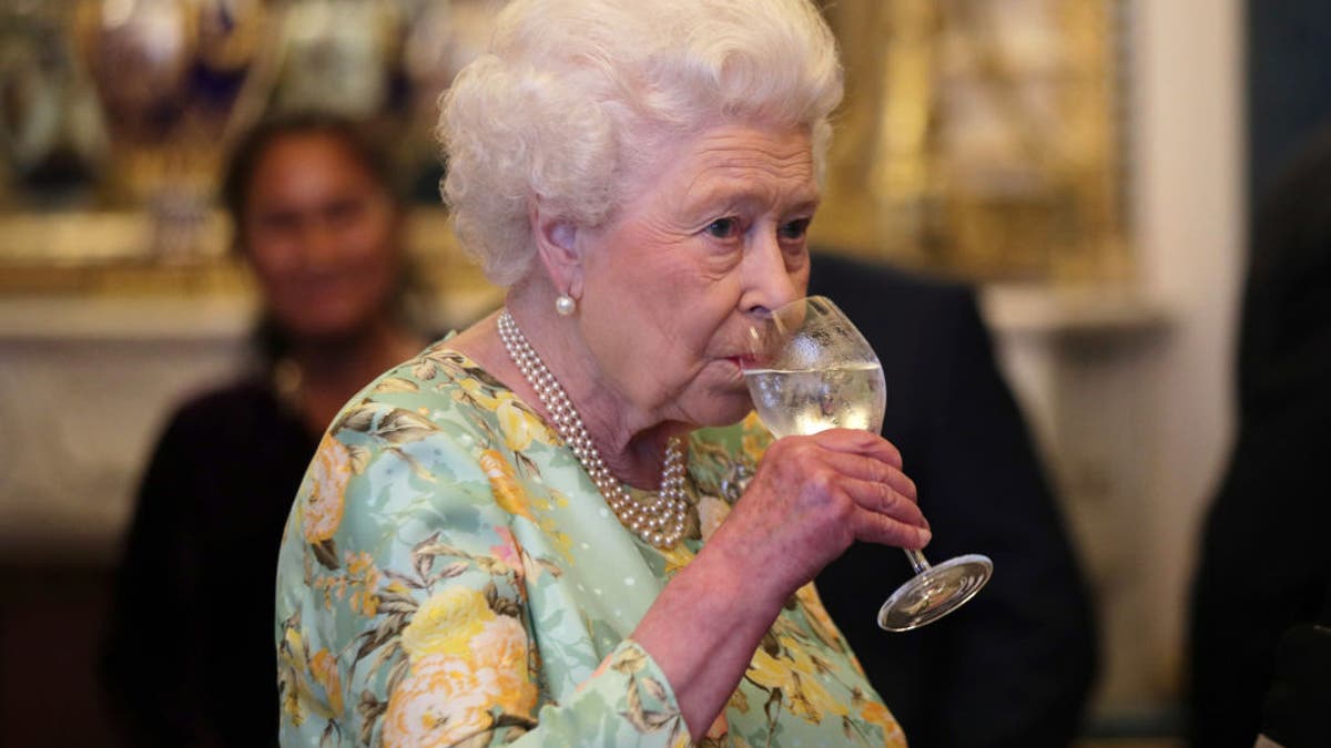 Queen Elizabeth II attends a reception for winners of The Queen's Awards for Enterprise, at Buckingham Palace on July 11, 2017, in London.?