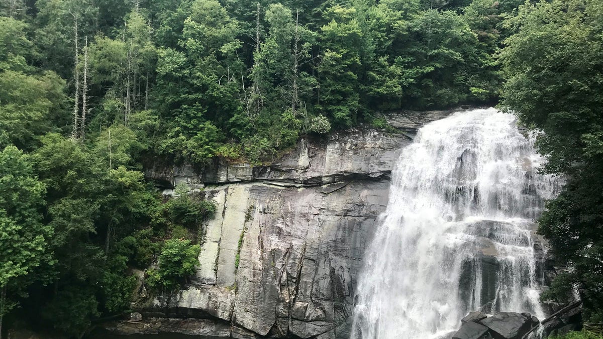 Rainbow Falls, Gorges State Park, N.C.