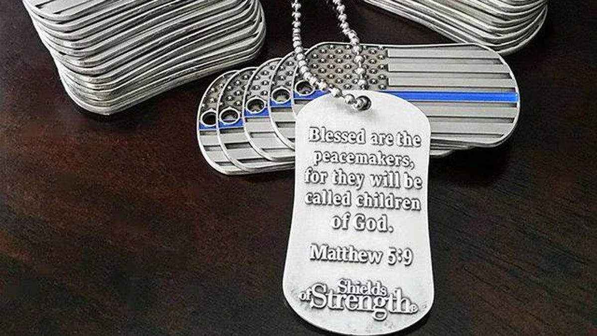 Law enforcement hotsell dog tags