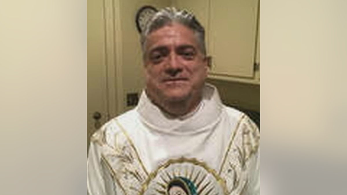 Father Oscar Alejandro Diaz Canchola, 56, is accused of stealing more than $95,000 from his parish. 