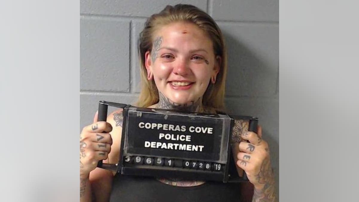 Samantha Vaughan, 26, was arrested after allegedly leaving her infant inside a running vehicle while taking shots inside a nightclub in Texas.