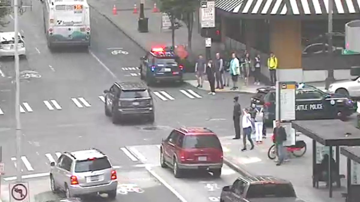 Several people were injured in a reported stabbing in downtown Seattle on Tuesday.