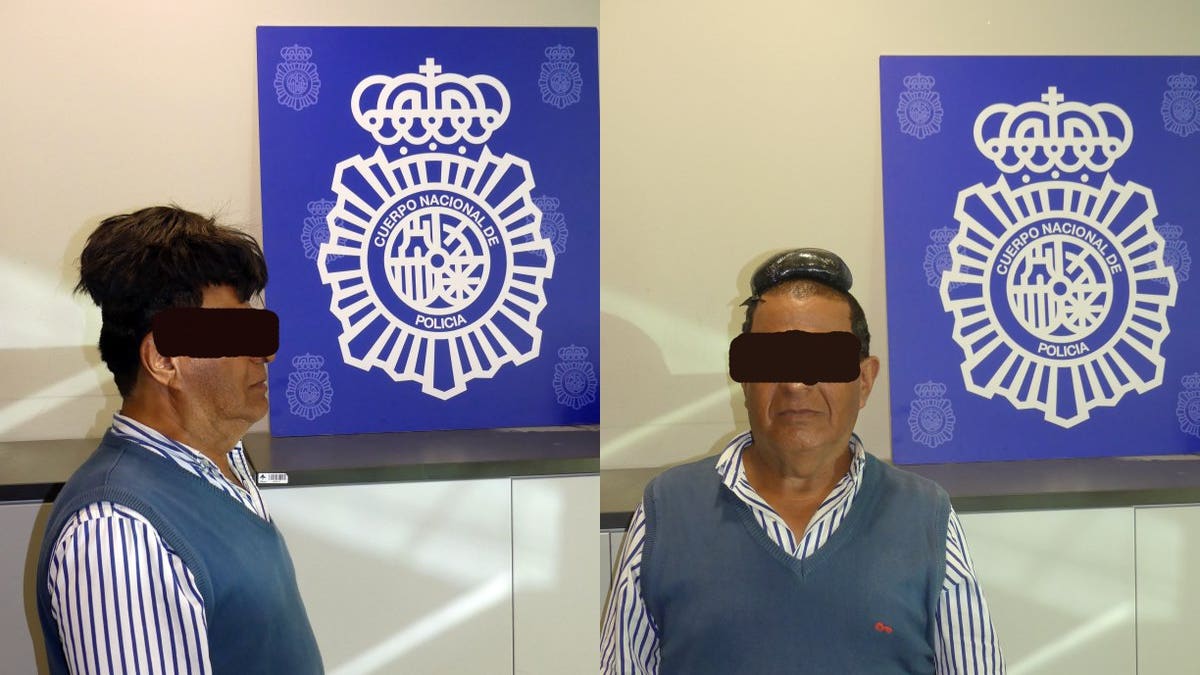 A 65-year-old Colombian man was busted for trying to smuggle a pound of cocaine under his wig in Barcelona, Spain.
