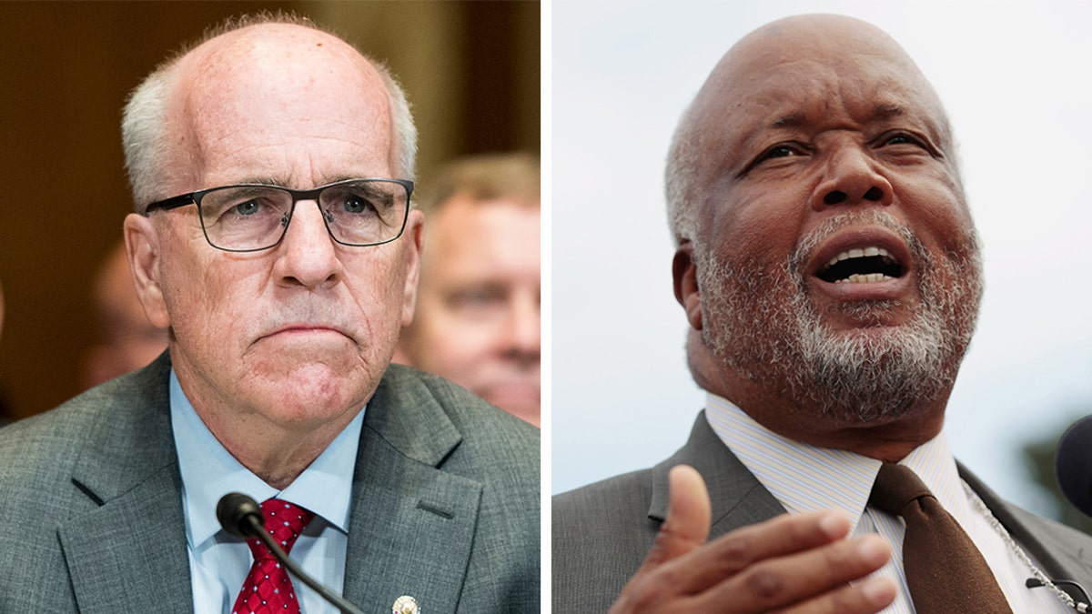 The House Committee on Homeland Security Chairman Rep. Bennie G. Thompson, D-Miss., right, is seeking extra protection for members of Congress. The letter is addressed to Senate Sergeant at Arms Michael Stenger, left, because, this year, he heads the Capitol Police Board. (Getty, File)