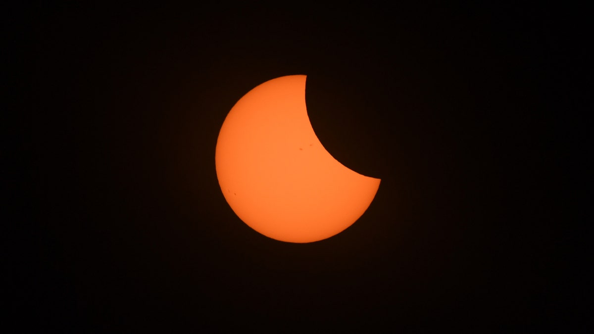 File photo - Total eclipse of the sun at the location of the longest duration of 2 minutes and 40 seconds in Hopkinsville, KY. Aug. 21, 2017.
