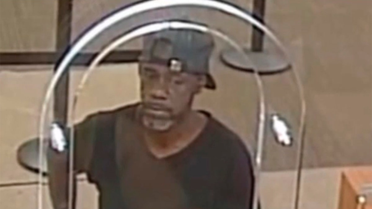 Michael Harrell, 54, robbed a U.S. Bank in Cleveland, Ohio, in July after handing a teller a note with his name on it, the FBI says. (Cleveland Division of the FBI via WJW)