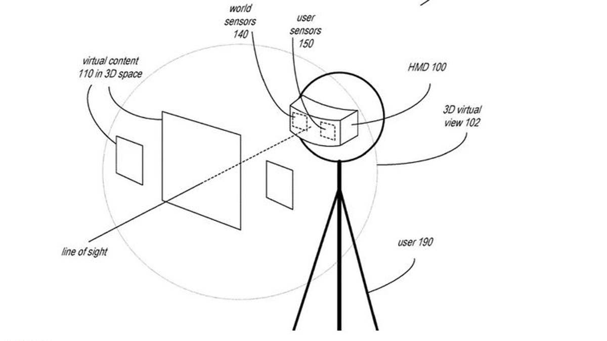 Apple has filed a patent for a headset featuring many different capabilities. (U.S. Patent Office)