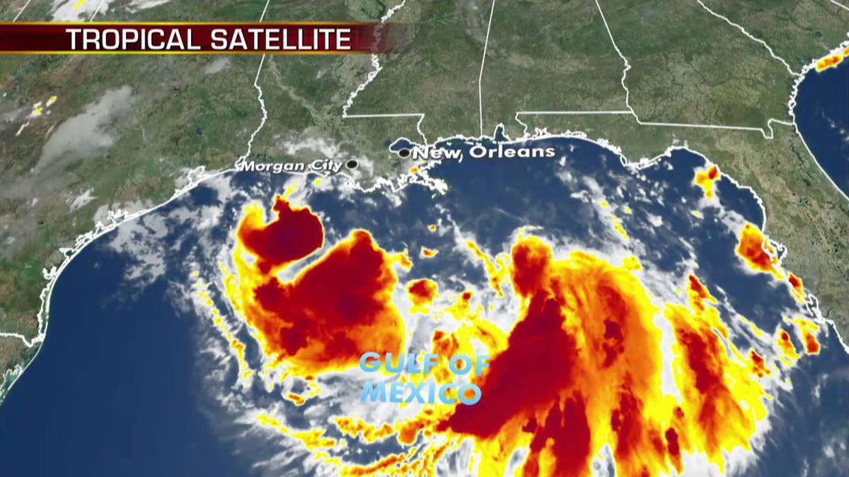 Tropical Storm Barry is forecast to be a hurricane by Friday night.