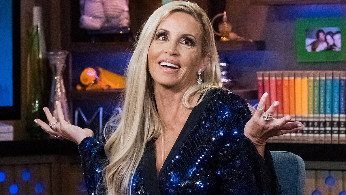 WATCH WHAT HAPPENS LIVE WITH ANDY COHEN -- Pictured: Camille Grammer -- (Photo by: Charles Sykes/Bravo/NBCU Photo Bank via Getty Images)