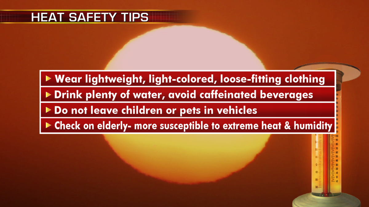 Heat safety tips this summer.