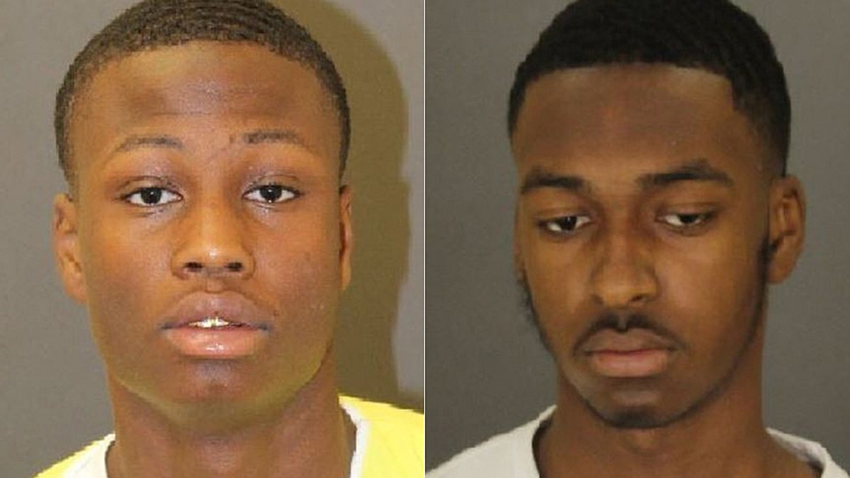 Mugshots for Kahree Fowlkes (left) and Kamal Godwin (right).