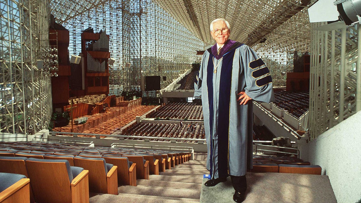 The Rev. Robert Schuller, founder of the " Hour Of Power" television show and builder of the Crystal Cathedral in Garden Grove, Calif., died at age 88 in 2015. (Getty Images)