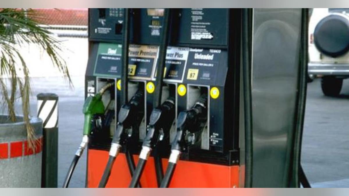 Authorities say a Georgia woman at a gas station doused a man in gasoline as he tried to steal her car.