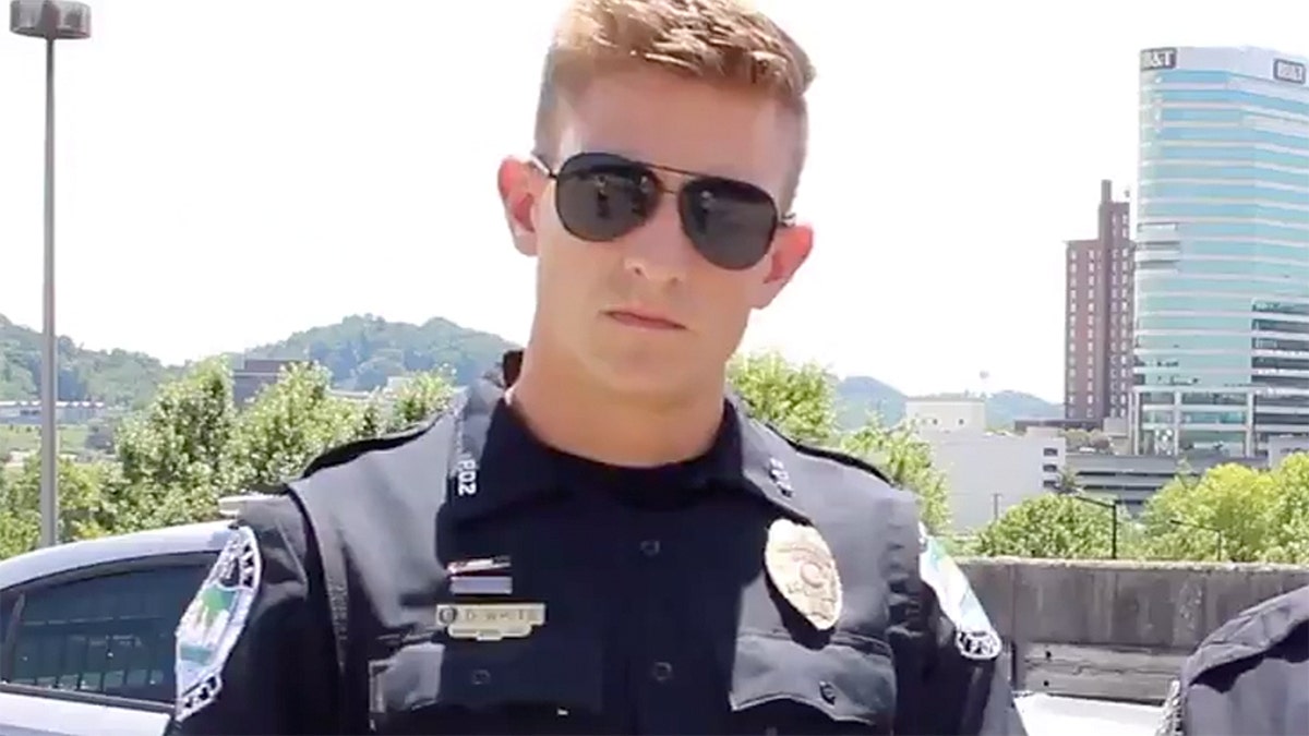 Cop with outlet sunglasses