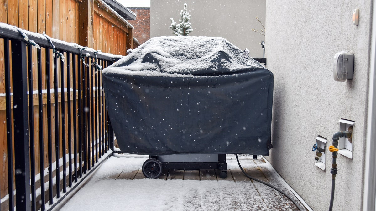 You should maybe clean it, too, if it hasn't seen daylight since winter.