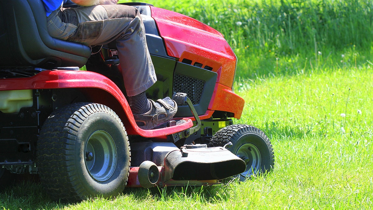 A child in western New York was killed on Wednesday after being thrown from a lawn mower and then run over, according to state police.
