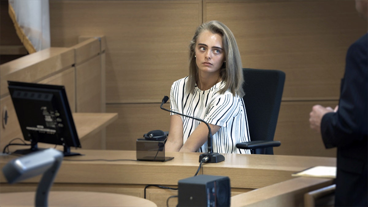 Michelle Carter in court. — HBO
