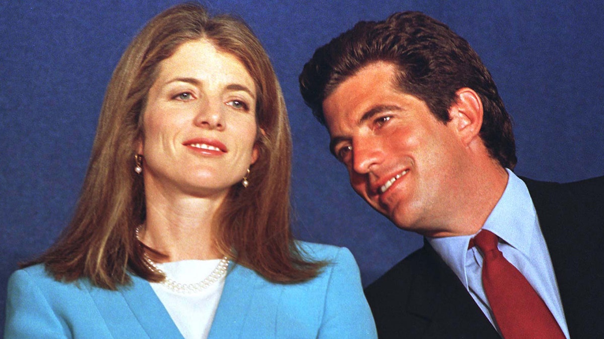 Caroline Kennedy Schlossberg and her brother John F. Kennedy Jr. in this file photo at a May 1997 event at the John F. Kennedy Presidential Library in Boston. — Reuters