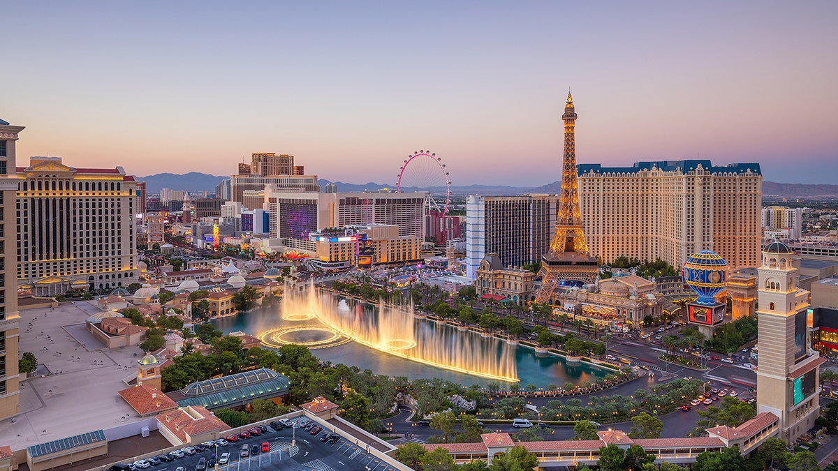 Las Vegas aerial view