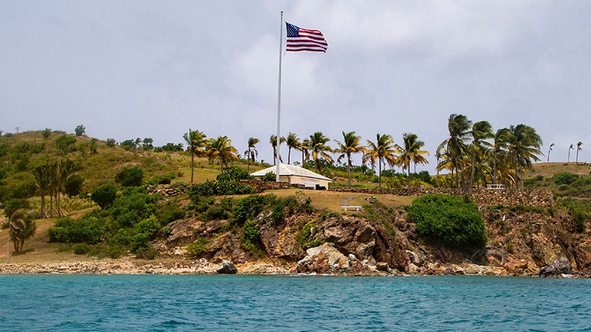 A view of Little St. James Island, in the U. S. Virgin Islands, a property owned by Jeffrey Epstein.